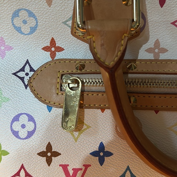 Louis Vuitton x Murakami Limited Edition Monogram Multicolor Alma Top Handle Bag - Picture 2 of 8